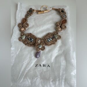 Zara Women's Beaded Jute Necklace